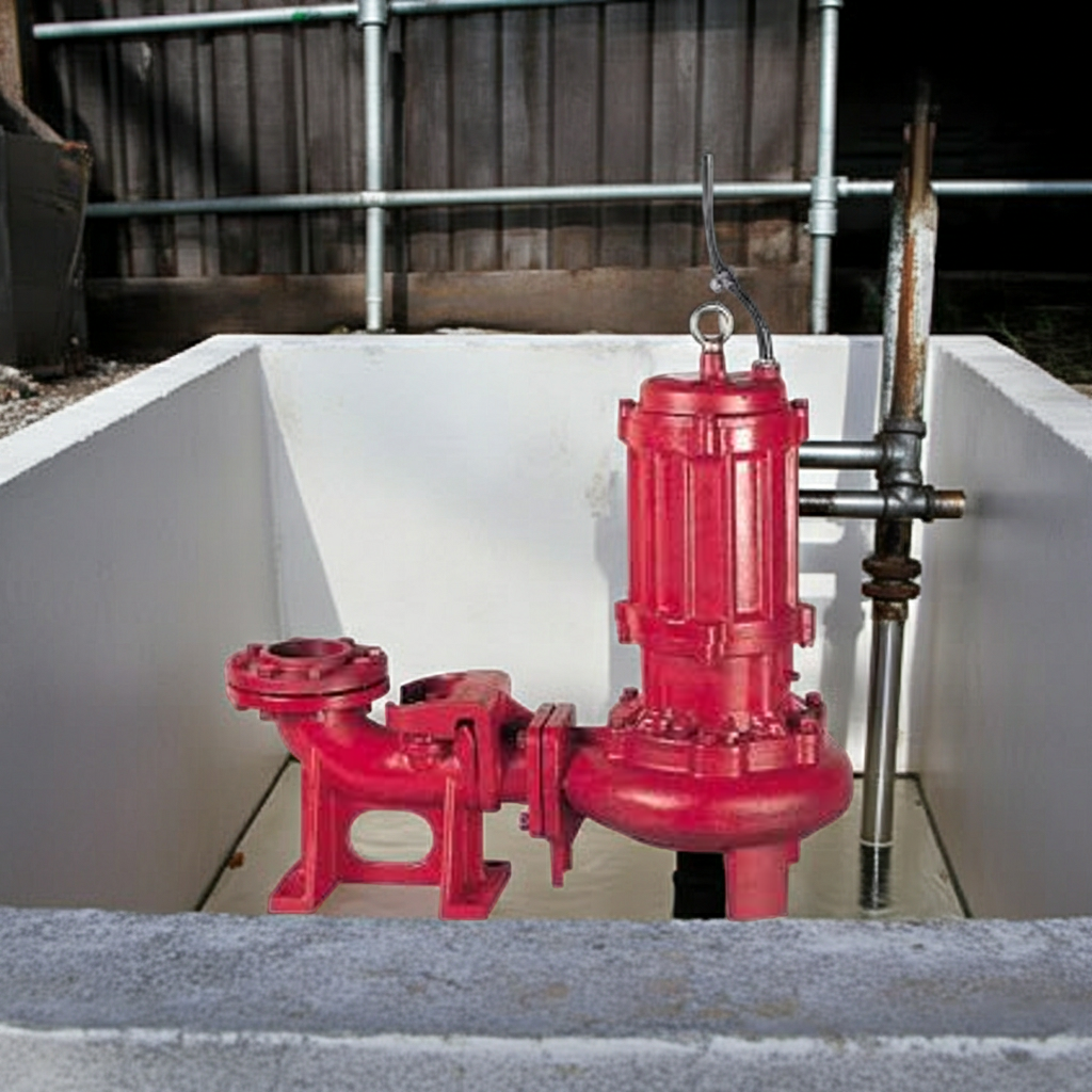 BU4-805-5.5非自動型着脱ﾀｲﾌﾟBU4形汚物水中ﾎﾟﾝﾌﾟﾉﾝｸﾛｯｸﾞﾀｲﾌﾟ4極