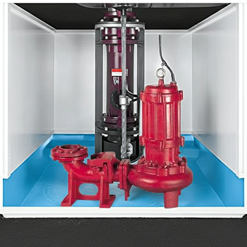 BU4-805-7.5非自動型着脱ﾀｲﾌﾟBU4形汚物水中ﾎﾟﾝﾌﾟﾉﾝｸﾛｯｸﾞﾀｲﾌﾟ4極