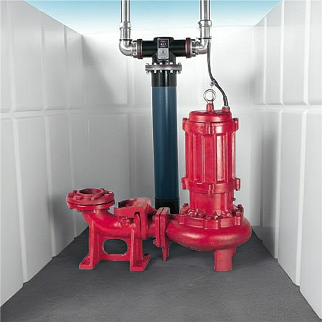 BU4-805-15非自動型着脱ﾀｲﾌﾟBU4形汚物水中ﾎﾟﾝﾌﾟﾉﾝｸﾛｯｸﾞﾀｲﾌﾟ4極