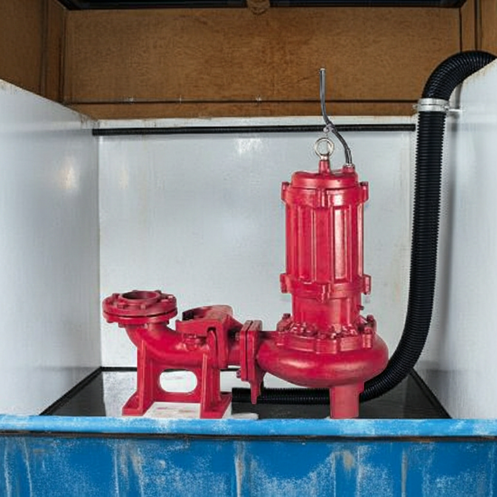 BU4-1005-5.5非自動型着脱ﾀｲﾌﾟBU4形汚物水中ﾎﾟﾝﾌﾟﾉﾝｸﾛｯｸﾞﾀｲﾌﾟ4極