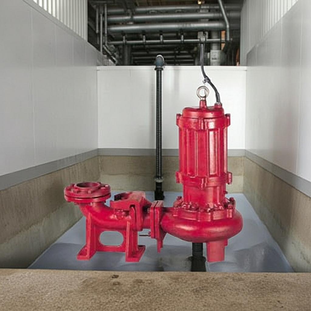 BU4-1505-7.5非自動型着脱ﾀｲﾌﾟBU4形汚物水中ﾎﾟﾝﾌﾟﾉﾝｸﾛｯｸﾞﾀｲﾌﾟ4極