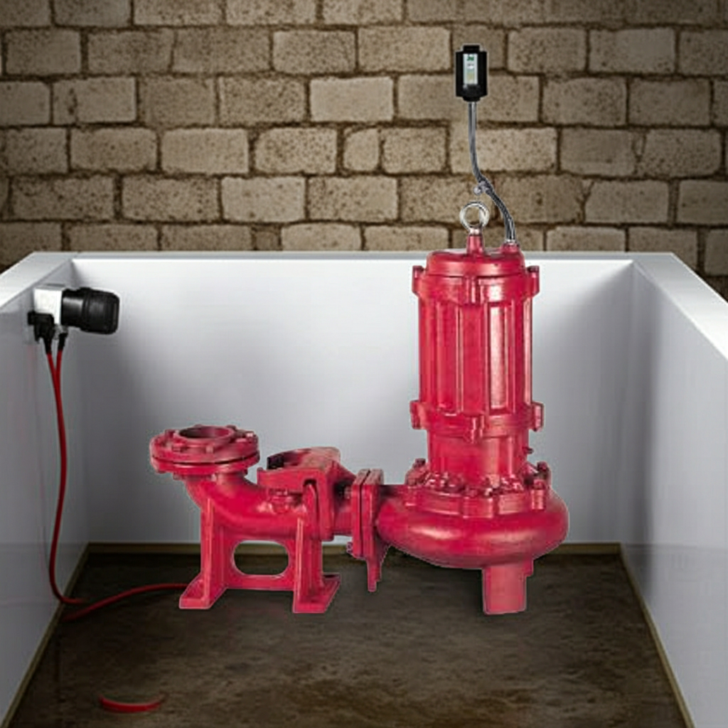 BU4-1505-11非自動型着脱ﾀｲﾌﾟBU4形汚物水中ﾎﾟﾝﾌﾟﾉﾝｸﾛｯｸﾞﾀｲﾌﾟ4極