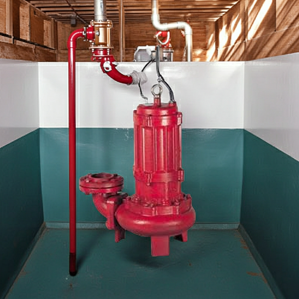 BU4-806-3.7非自動型ﾌﾗﾝｼﾞﾀｲﾌﾟBU4形汚物水中ﾎﾟﾝﾌﾟﾉﾝｸﾛｯｸﾞﾀｲﾌﾟ4極