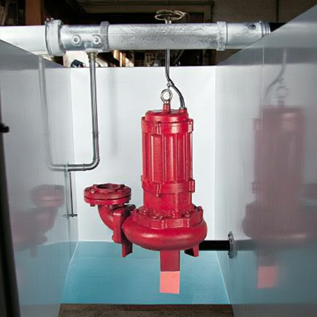 BU4-1506-5.5非自動型ﾌﾗﾝｼﾞﾀｲﾌﾟBU4形汚物水中ﾎﾟﾝﾌﾟﾉﾝｸﾛｯｸﾞﾀｲﾌﾟ4極