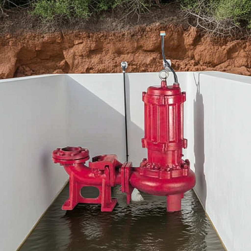 BU4-1006-7.5非自動型着脱ﾀｲﾌﾟBU4形汚物水中ﾎﾟﾝﾌﾟﾉﾝｸﾛｯｸﾞﾀｲﾌﾟ4極