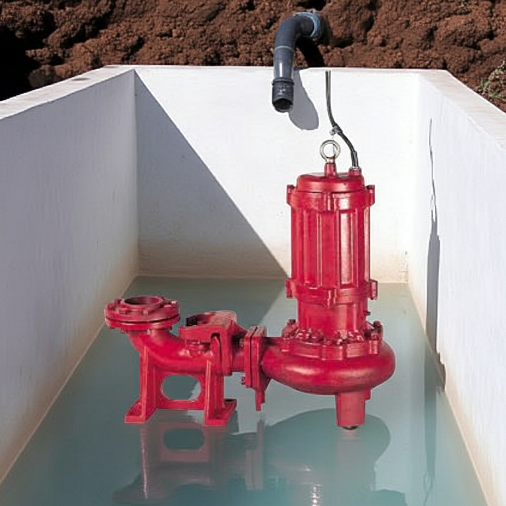 BU4-1006-18.5非自動型着脱ﾀｲﾌﾟBU4形汚物水中ﾎﾟﾝﾌﾟﾉﾝｸﾛｯｸﾞﾀｲﾌﾟ4極