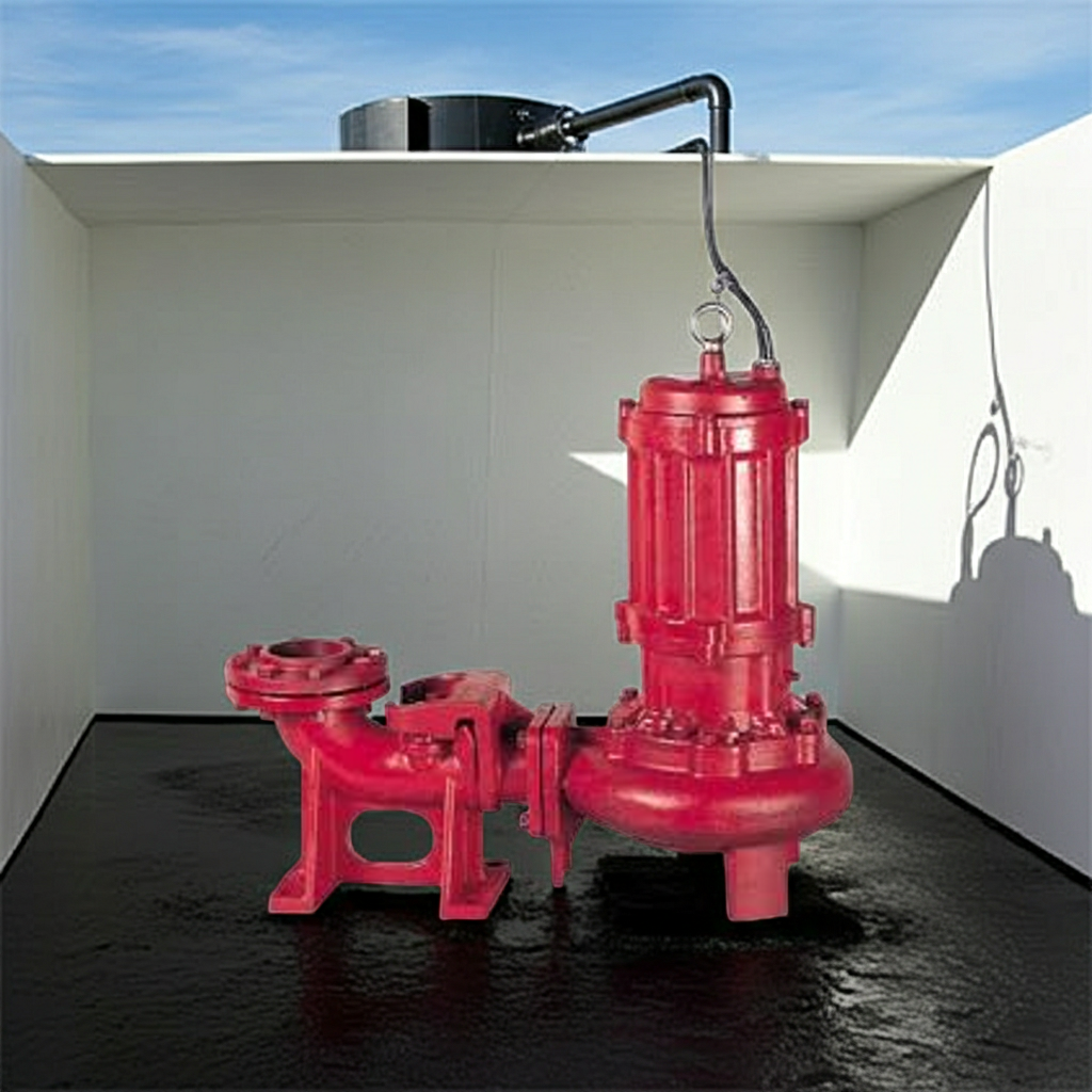 BU4-1506-5.5非自動型着脱ﾀｲﾌﾟBU4形汚物水中ﾎﾟﾝﾌﾟﾉﾝｸﾛｯｸﾞﾀｲﾌﾟ4極