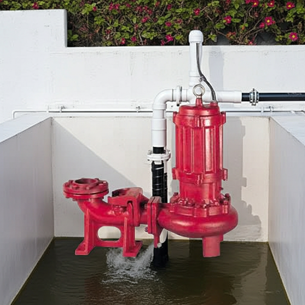 BU4-1506-18.5非自動型着脱ﾀｲﾌﾟBU4形汚物水中ﾎﾟﾝﾌﾟﾉﾝｸﾛｯｸﾞﾀｲﾌﾟ4極