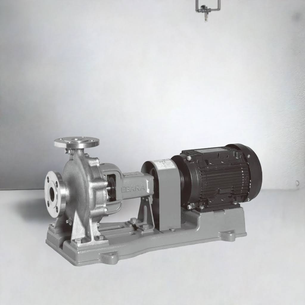 100×80FSS4J611B FSS形ｽﾃﾝﾚｽ製渦巻ﾎﾟﾝﾌﾟ60Hz荏原 4極特殊仕様ﾒｶﾆｶﾙｼｰﾙ形SiC/ｶｰﾎﾞﾝ