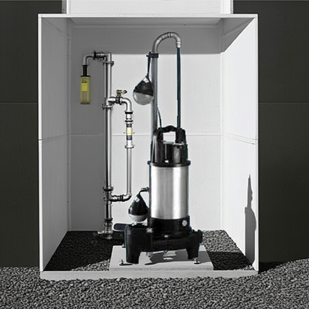 50PVA-6.4 排水水中ポンプ 樹脂製 自動式ﾃﾗﾙ teral PVtype resin drainage underwater pump automatic
