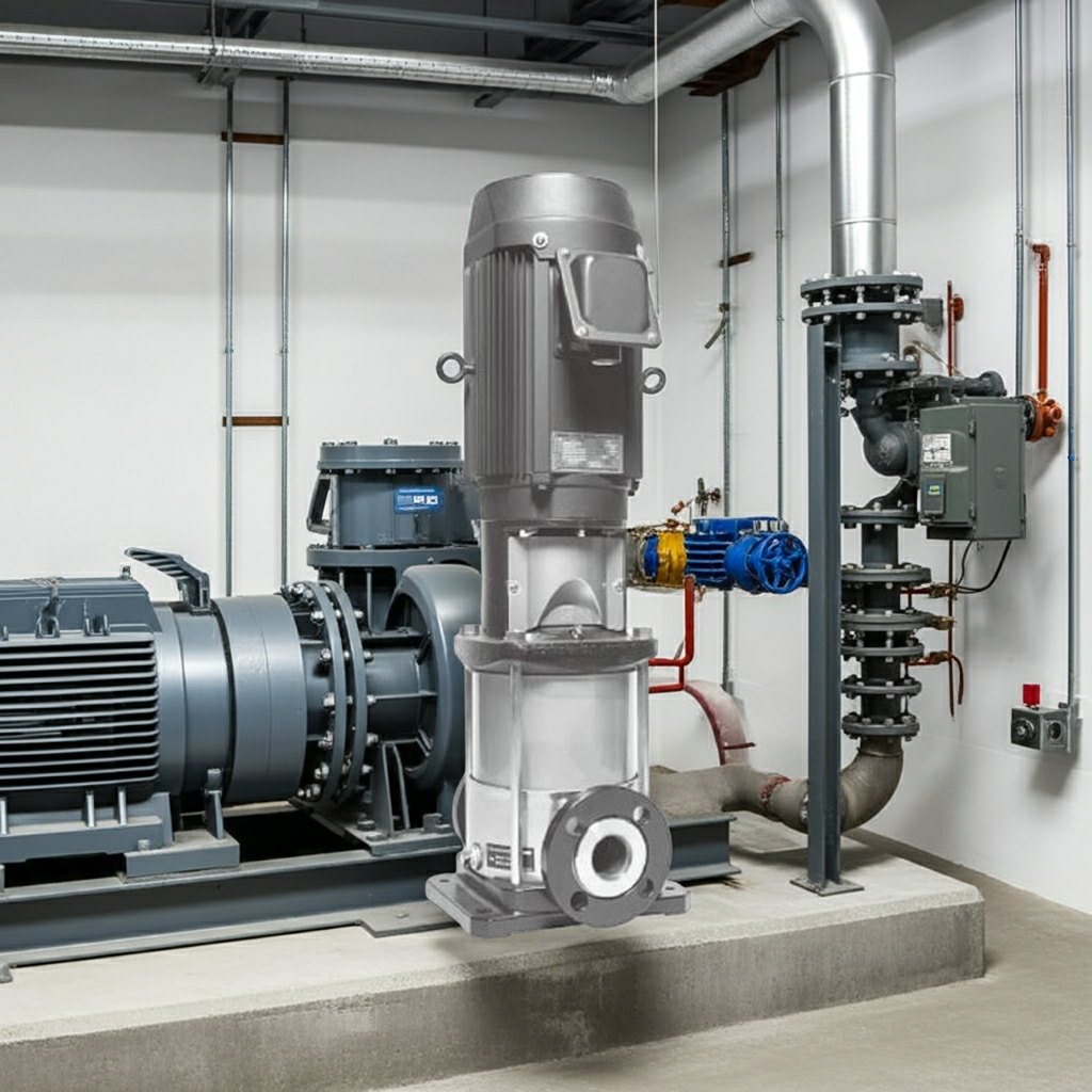 25EVMS3952.2 ｽﾃﾝﾚｽ製立形多段ﾎﾟﾝﾌﾟ荏原39段2.2kw