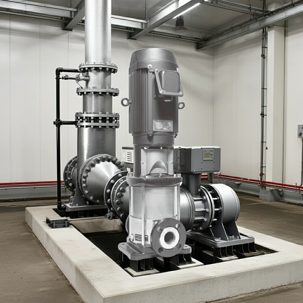 25EVMS2352.2 ｽﾃﾝﾚｽ製立形多段ﾎﾟﾝﾌﾟ荏原23段2.2kw