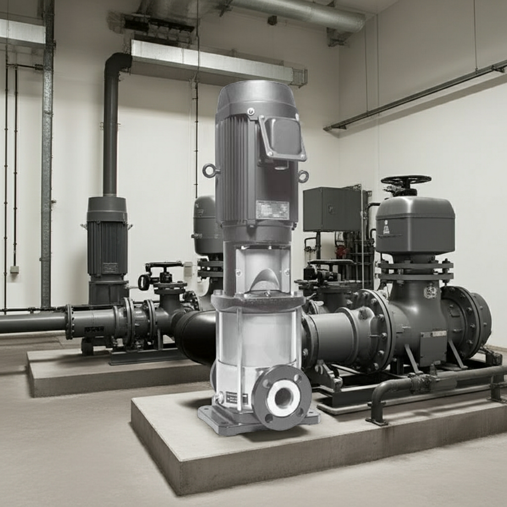 32EVMS551.1 ステンレス製立形多段ポンプ荏原5段1.1kw