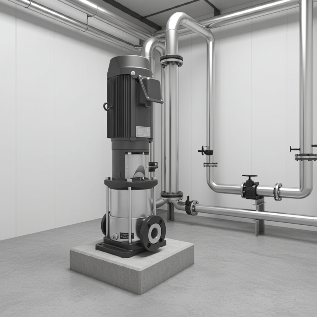 32EVMS1553.0 ｽﾃﾝﾚｽ製立形多段ﾎﾟﾝﾌﾟ荏原15段3.0kw