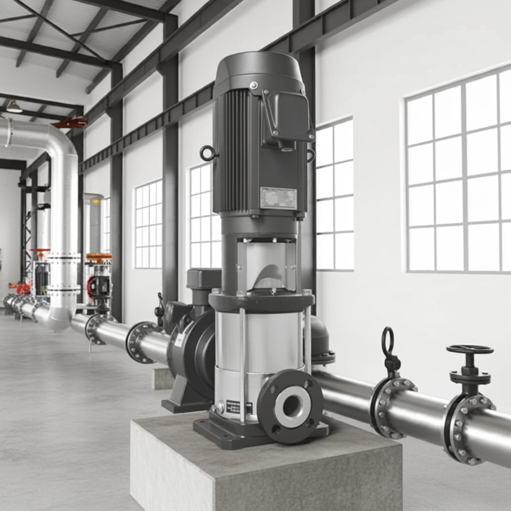 32EVMS2755.5 ｽﾃﾝﾚｽ製立形多段ﾎﾟﾝﾌﾟ荏原27段5.5kw