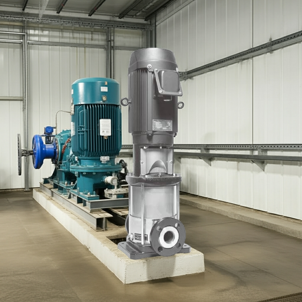 50EVMS655.5 ｽﾃﾝﾚｽ製立形多段ﾎﾟﾝﾌﾟ荏原