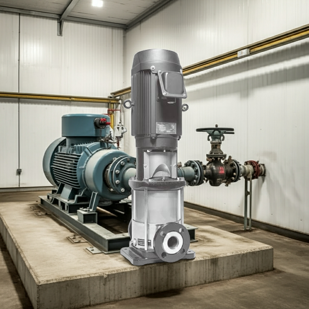 50EVMS857.5 ｽﾃﾝﾚｽ製立形多段ﾎﾟﾝﾌﾟ荏原