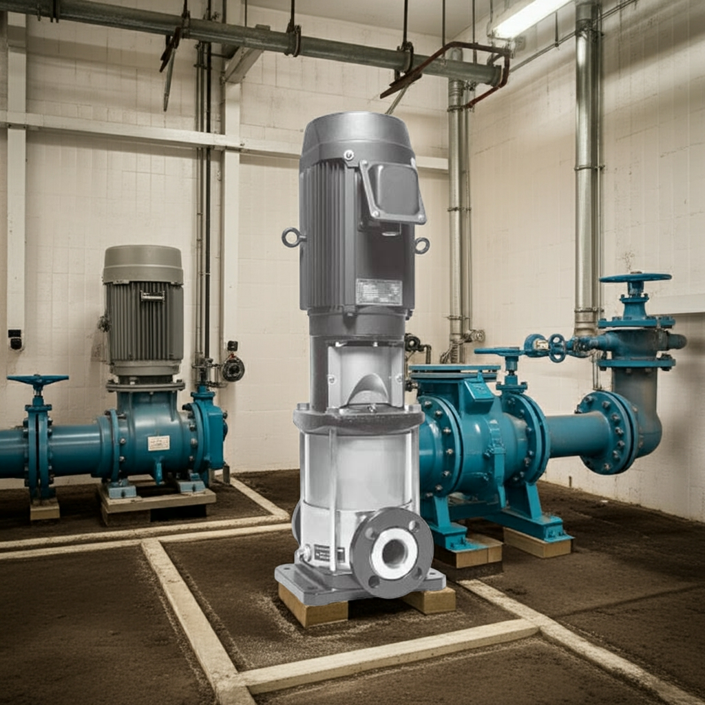 50EVMS12511 ｽﾃﾝﾚｽ製立形多段ﾎﾟﾝﾌﾟ荏原12段11kw