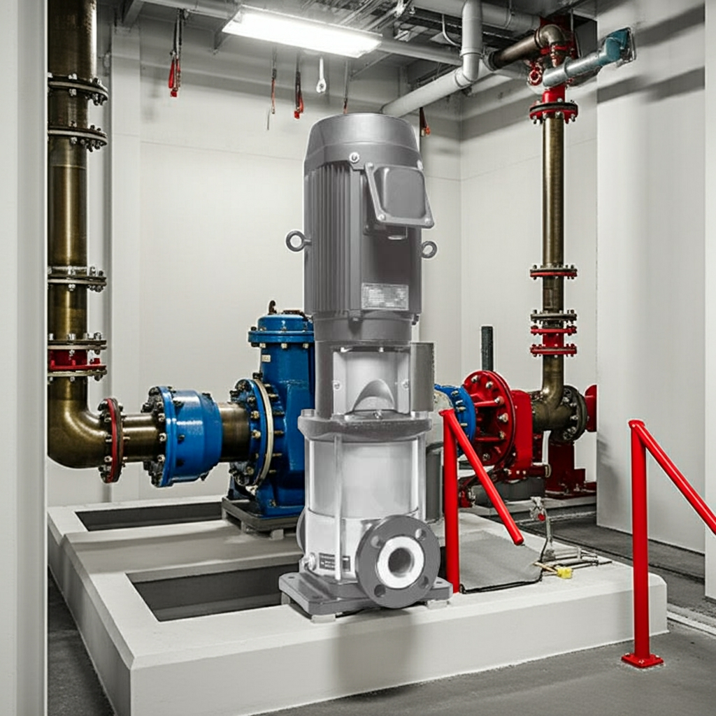 50EVMS13515 ｽﾃﾝﾚｽ製立形多段ﾎﾟﾝﾌﾟ荏原13段15kw