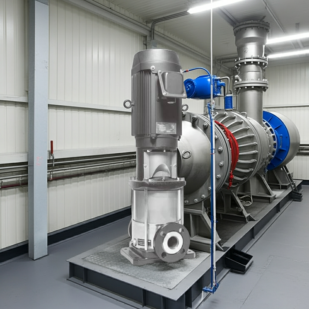 25EVMS1461.1 ｽﾃﾝﾚｽ製立形多段ﾎﾟﾝﾌﾟ荏原14段1.1kw