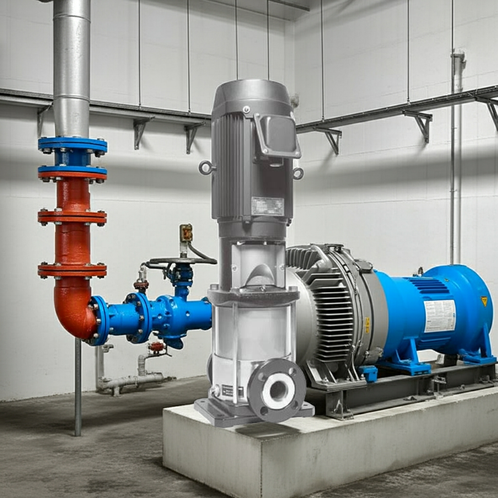 25EVMS2962.2 ｽﾃﾝﾚｽ製立形多段ﾎﾟﾝﾌﾟ荏原29段2.2kw