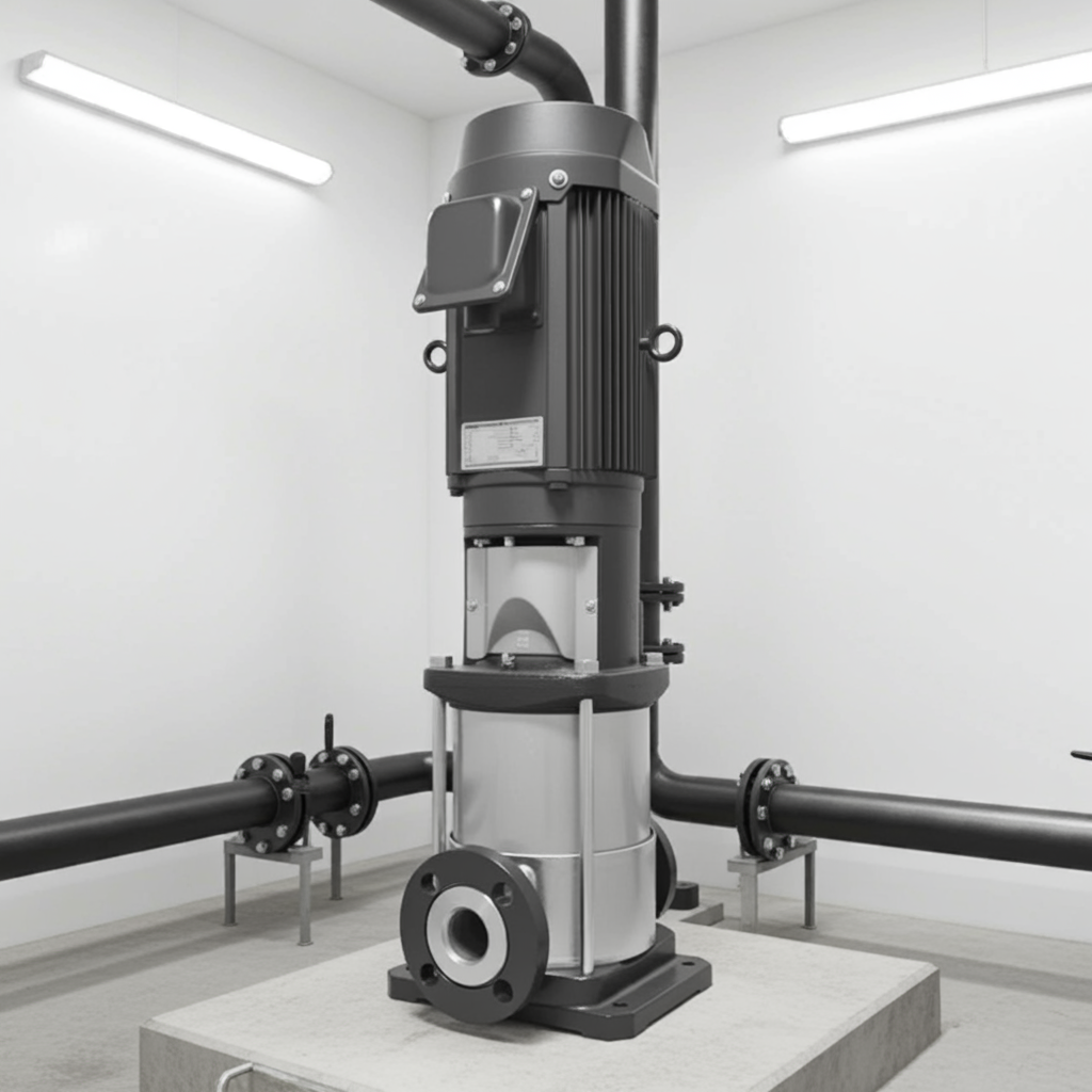 25EVMS761.1A ｽﾃﾝﾚｽ製立形多段ﾎﾟﾝﾌﾟ荏原7段1.1kw