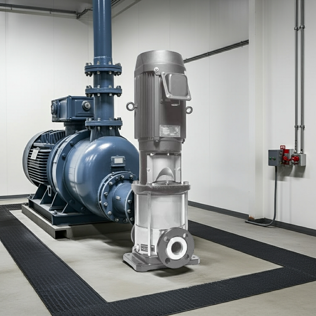 25EVMS1462.2 ｽﾃﾝﾚｽ製立形多段ﾎﾟﾝﾌﾟ荏原14段2.2kw