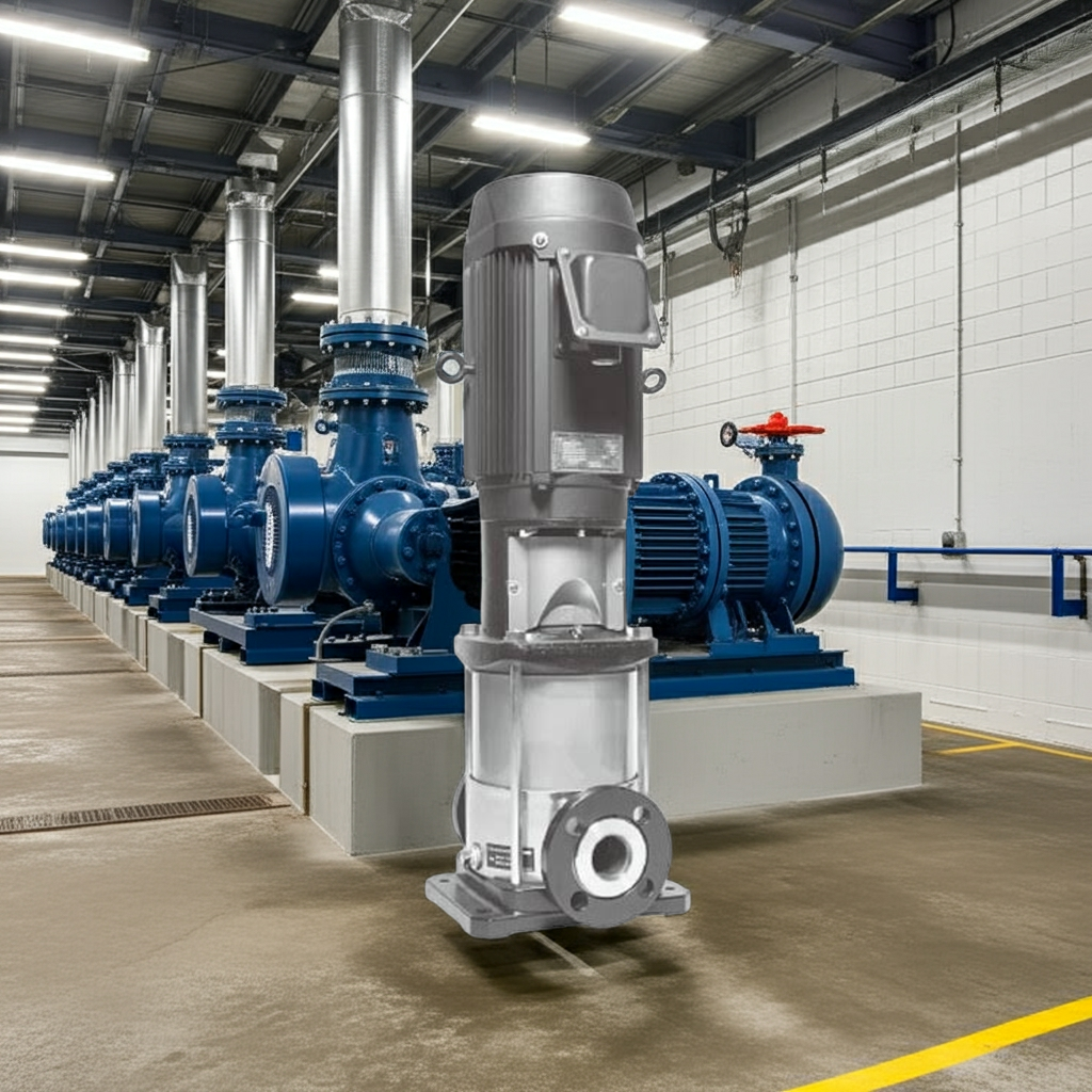 32EVMS361.1 ステンレス製立形多段ポンプ荏原3段1.1kw