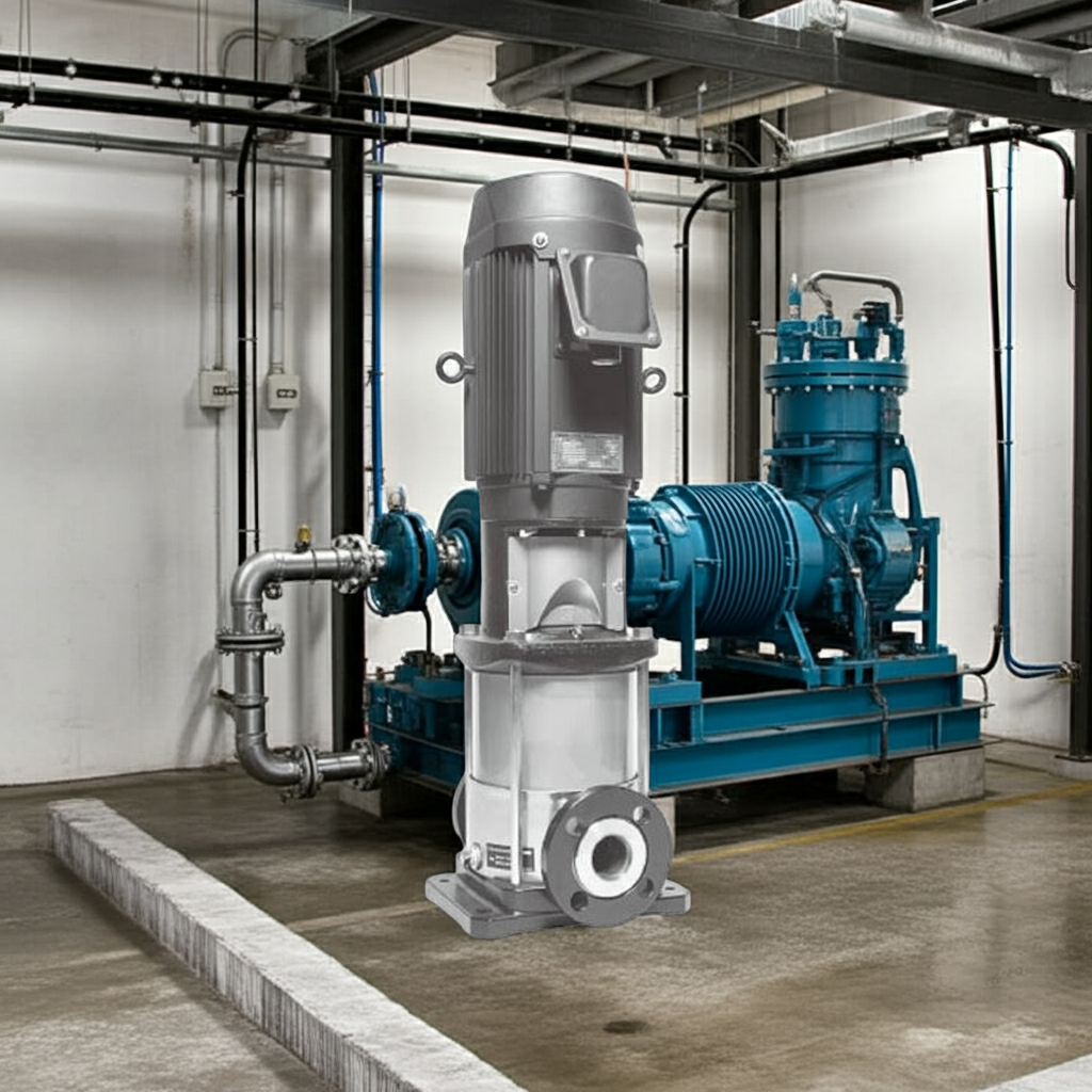 32EVMS461.5 ステンレス製立形多段ポンプ荏原4段1.5kw