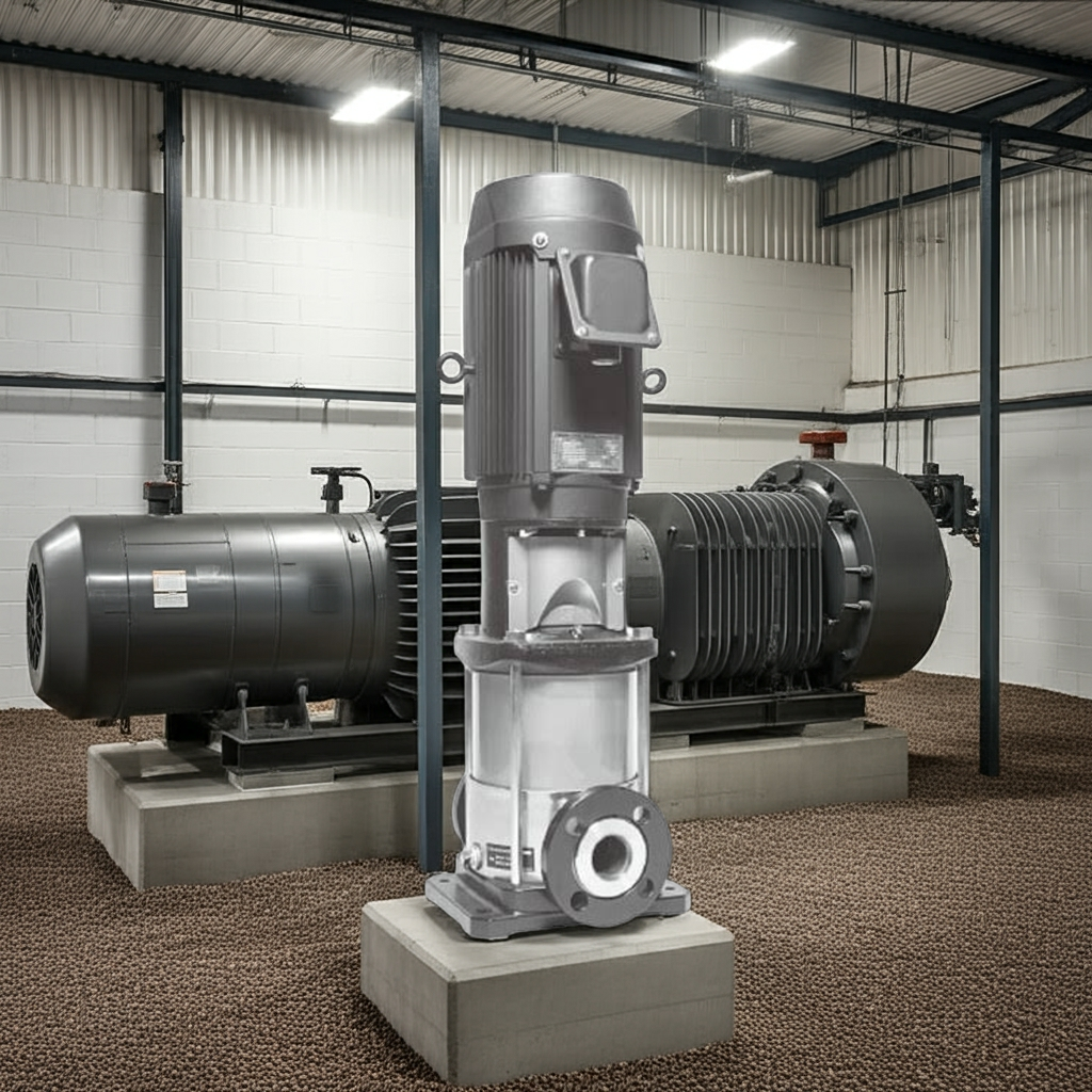 32EVMS662.2 ｽﾃﾝﾚｽ製立形多段ﾎﾟﾝﾌﾟ荏原6段2.2kw