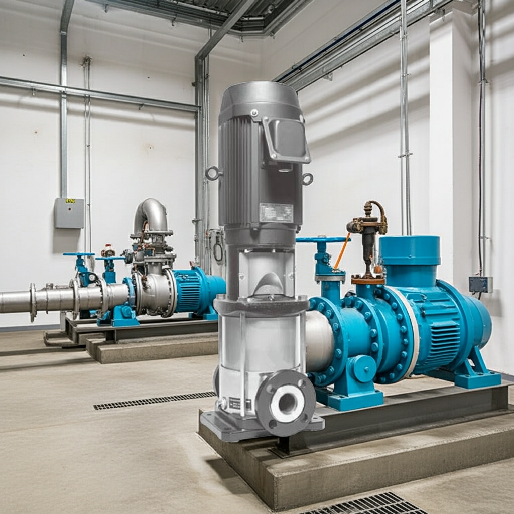 32EVMS1164.0 ｽﾃﾝﾚｽ製立形多段ﾎﾟﾝﾌﾟ荏原11段4.0kw