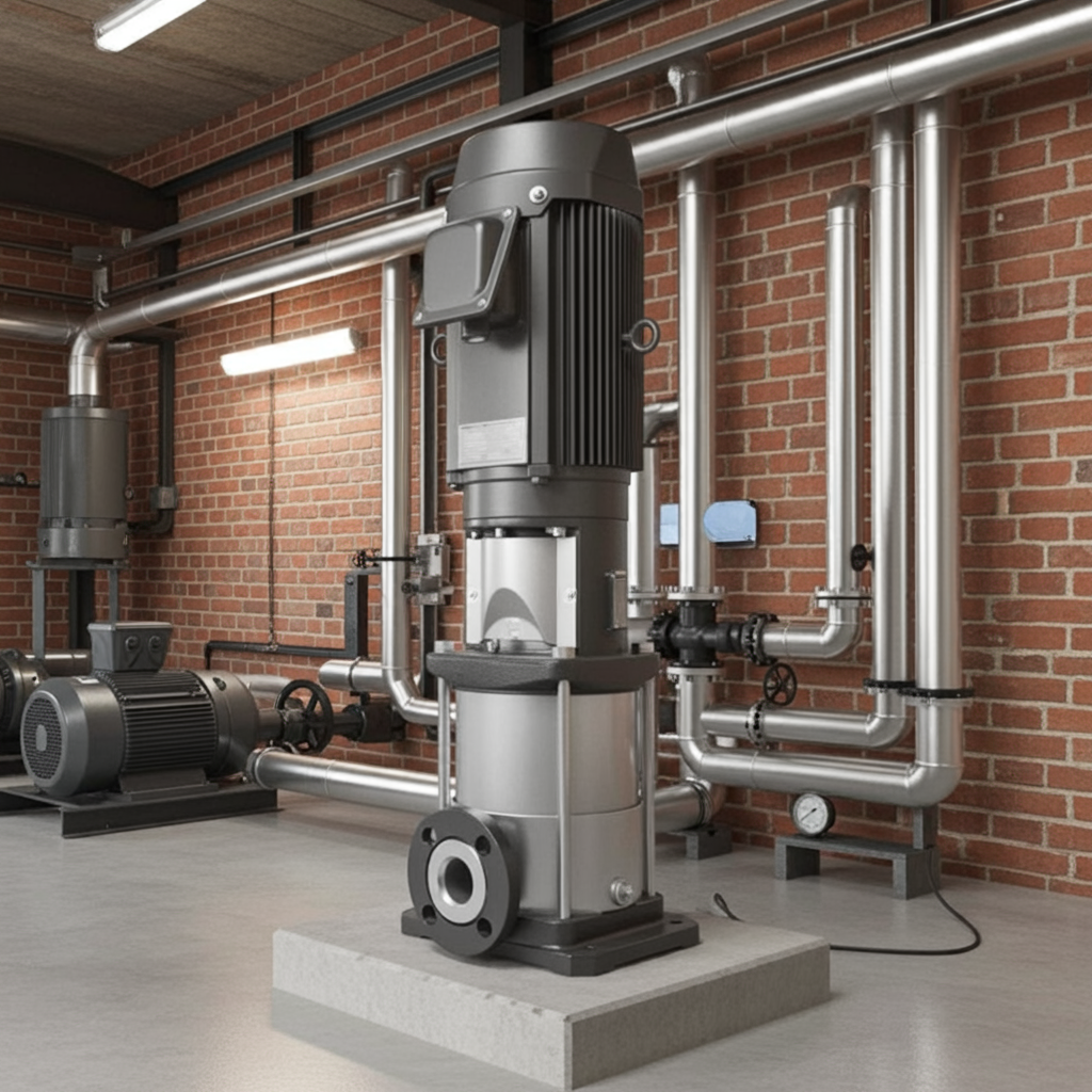 40EVMS16.75 ｽﾃﾝﾚｽ製立形多段ﾎﾟﾝﾌﾟ荏原16段75kw