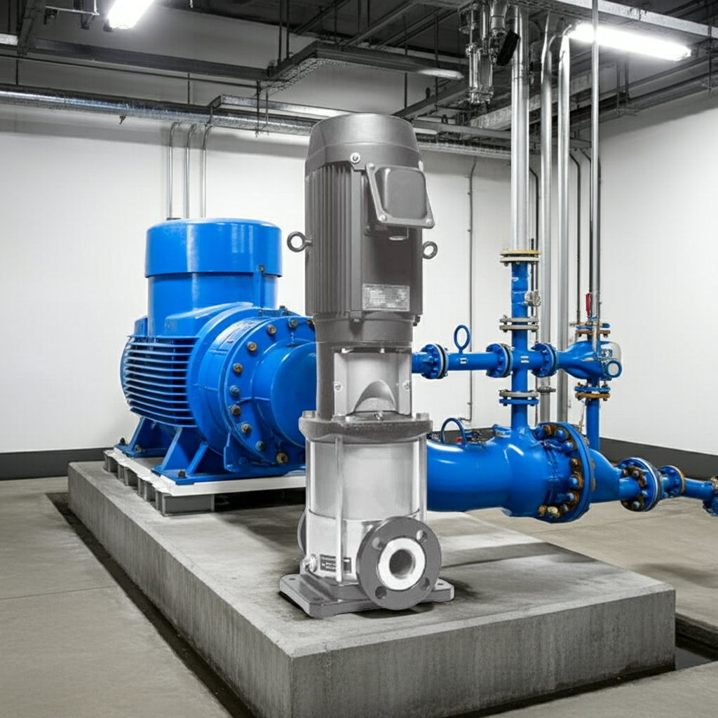 40EVMS362.2 ｽﾃﾝﾚｽ製立形多段ﾎﾟﾝﾌﾟ荏原36段.2kw