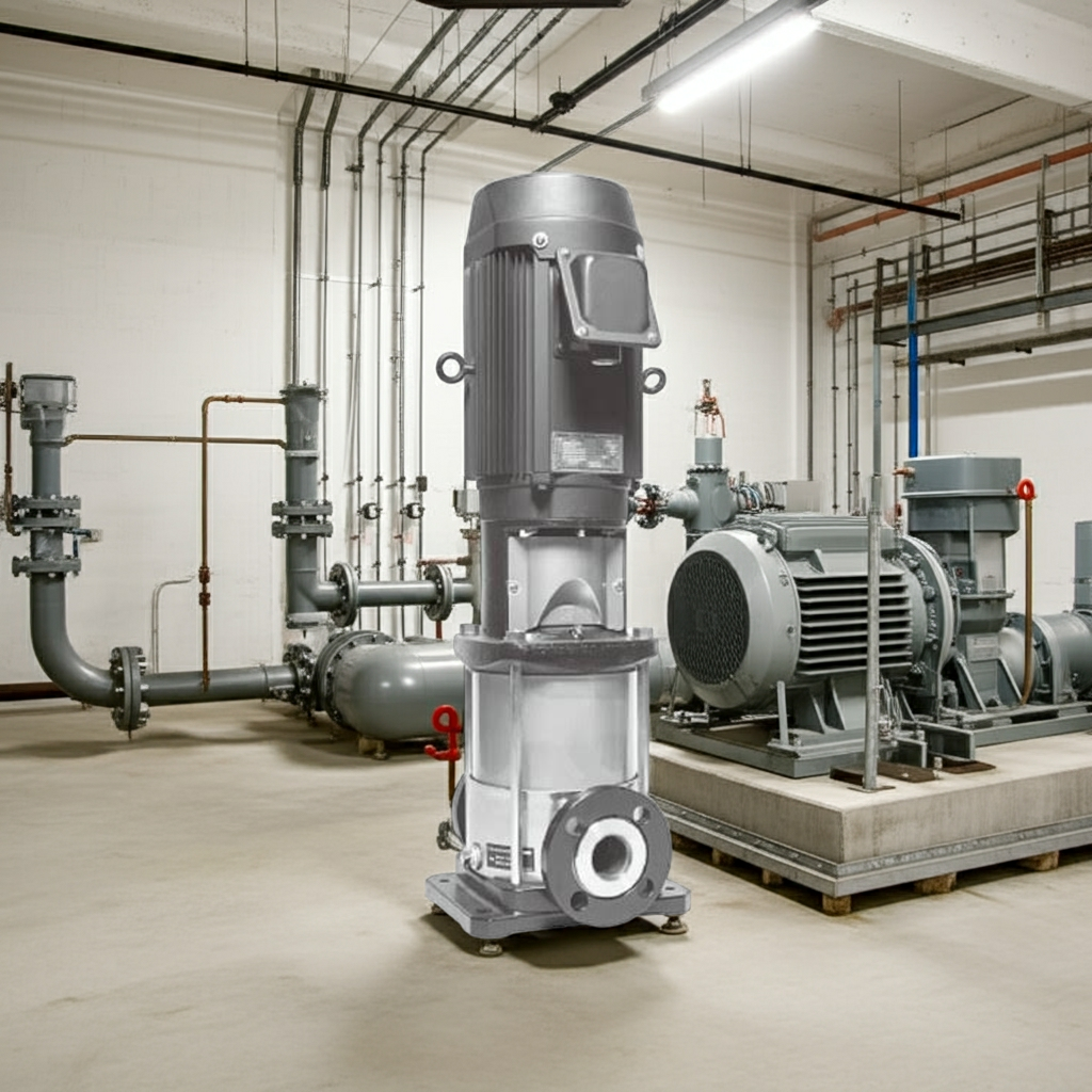 40EVMS1167.5 ｽﾃﾝﾚｽ製立形多段ﾎﾟﾝﾌﾟ荏原11段7.5kw