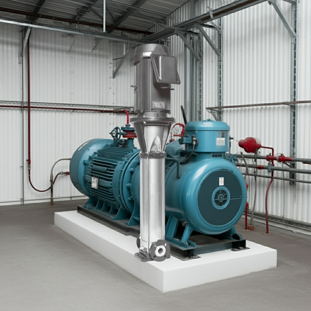 25EVMSL2551.1 ｽﾃﾝﾚｽ製立形多段ﾎﾟﾝﾌﾟ荏原 25段1.1kw