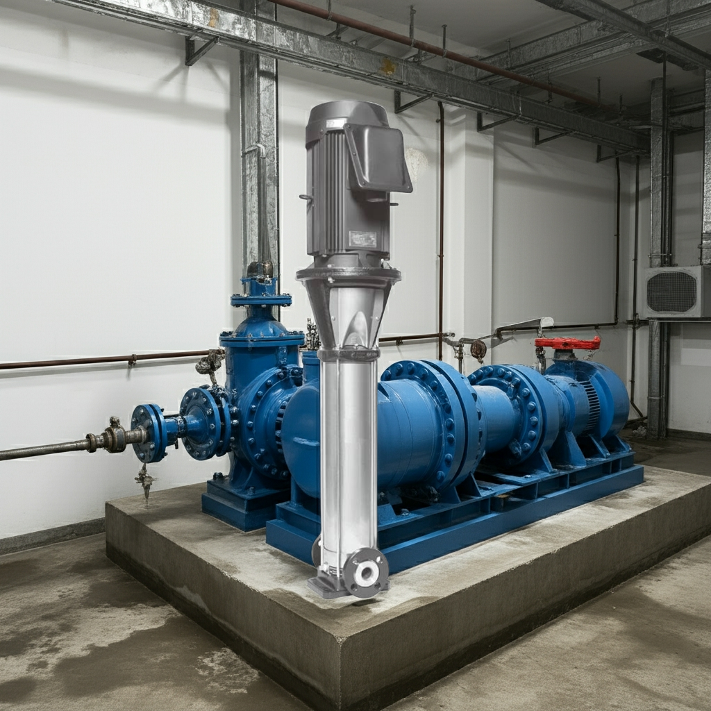 25EVSML3351.5 ｽﾃﾝﾚｽ製立形多段ﾎﾟﾝﾌﾟ荏原 33段1.5kw