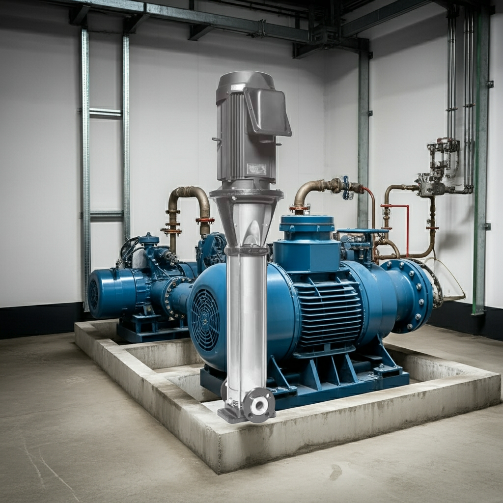 25EVMSL3952.2 ｽﾃﾝﾚｽ製立形多段ﾎﾟﾝﾌﾟ荏原 39段2.2kw