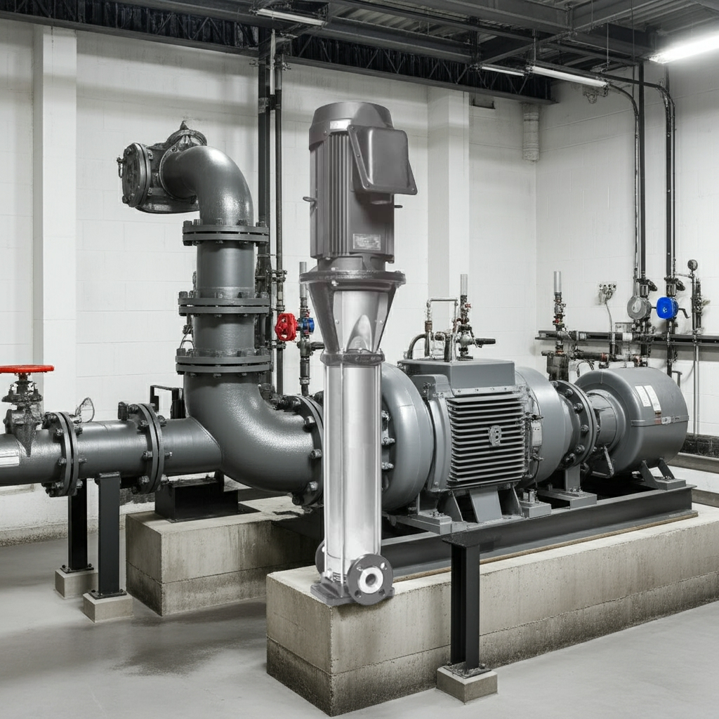 32EVMSL25.37A ｽﾃﾝﾚｽ製立形多段ﾎﾟﾝﾌﾟ荏原 2段0.37kw