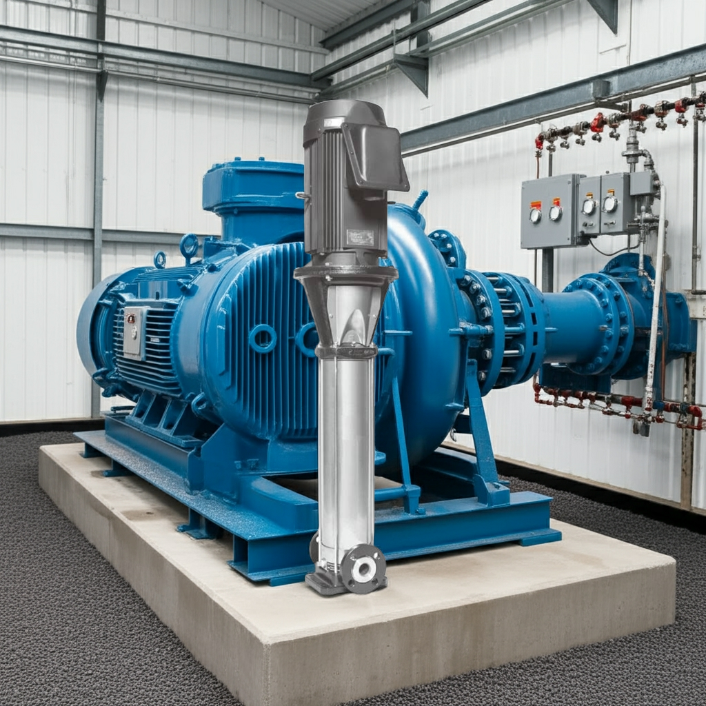 32EVMSL45.75 ｽﾃﾝﾚｽ製立形多段ﾎﾟﾝﾌﾟ荏原 4段0.75kw