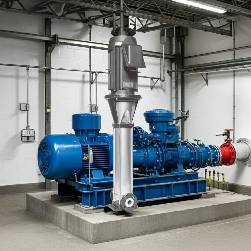 32EVMSL751.5 ｽﾃﾝﾚｽ製立形多段ﾎﾟﾝﾌﾟ荏原 7段1.5kw