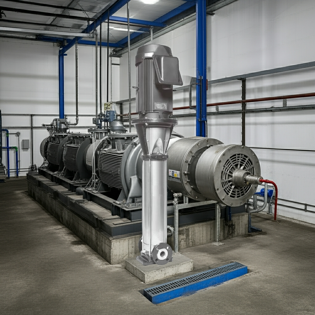 32EVMSL1553.0 ｽﾃﾝﾚｽ製立形多段ﾎﾟﾝﾌﾟ荏原 15段3.0kw