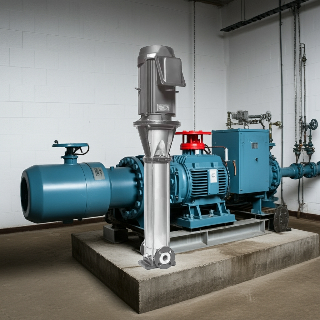 50EVMSL151.1 ｽﾃﾝﾚｽ製立形多段ﾎﾟﾝﾌﾟ荏原 1段1.1kw