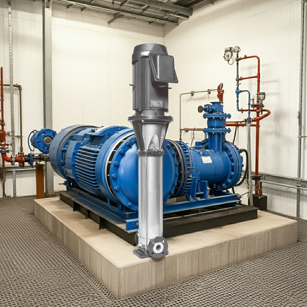 50EVMSL655.5 ｽﾃﾝﾚｽ製立形多段ﾎﾟﾝﾌﾟ荏原 6段5.5kw