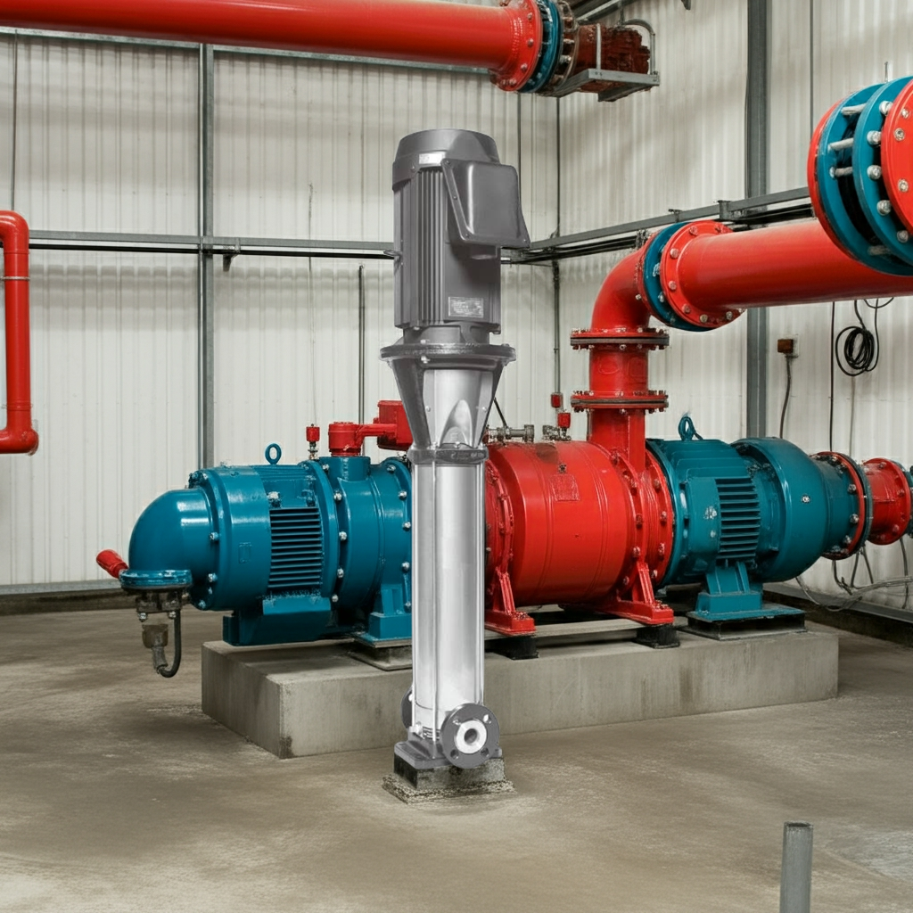 50EVMSL17515 ステンレス製立形多段ポンプ荏原17段15kw