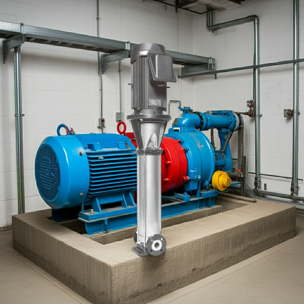 50EVMSL253.0 ｽﾃﾝﾚｽ製立形多段ﾎﾟﾝﾌﾟ荏原 2段3.0kw