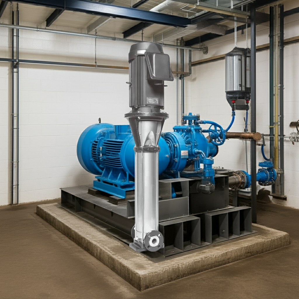 50EVMSL9511 ｽﾃﾝﾚｽ製立形多段ﾎﾟﾝﾌﾟ荏原 9段11kw