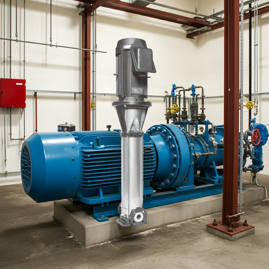 25EVMSL1461.1 ｽﾃﾝﾚｽ製立形多段ﾎﾟﾝﾌﾟ荏原 14段1.1kw