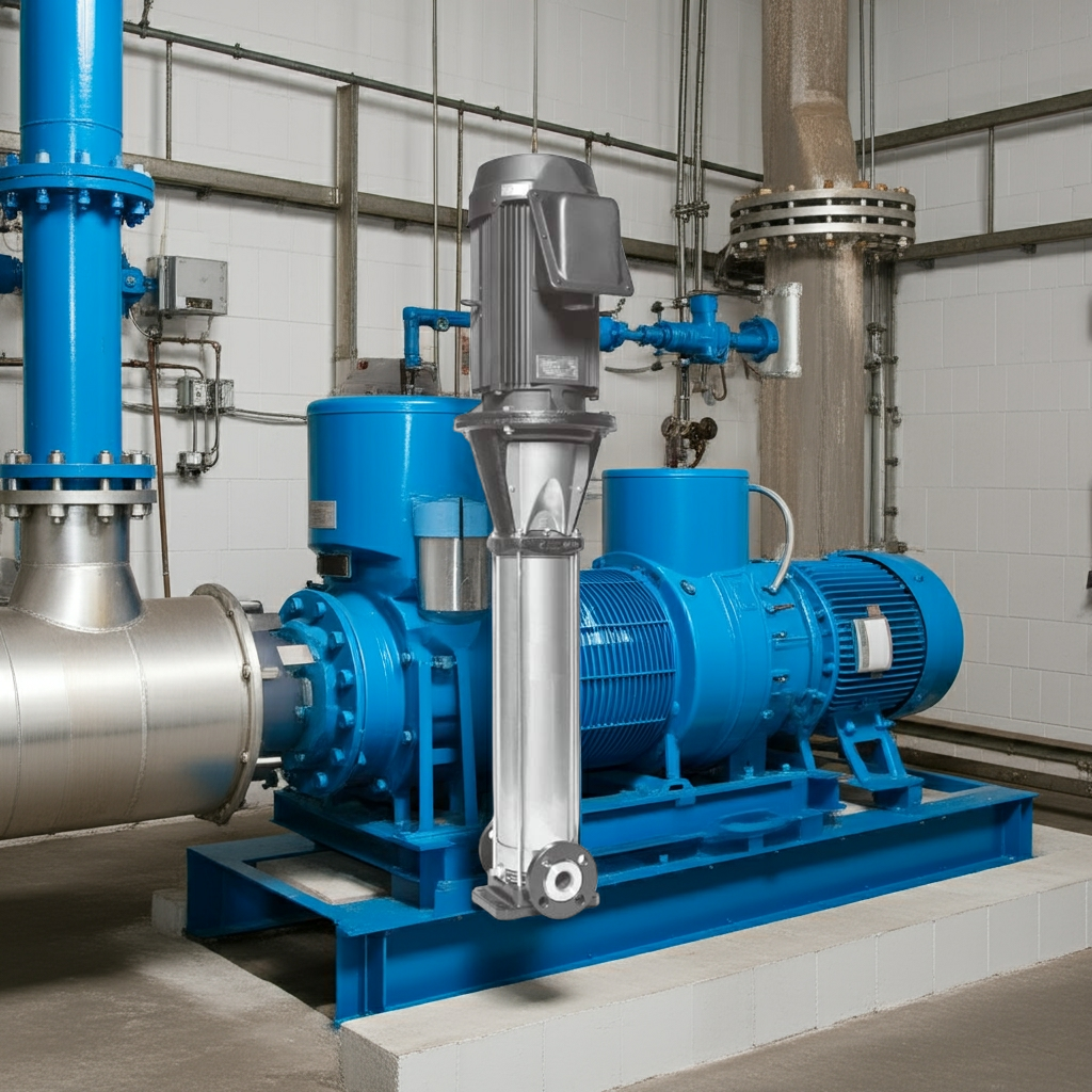 25EVMSL36.55 ｽﾃﾝﾚｽ製立形多段ﾎﾟﾝﾌﾟ荏原 3段0.55kw