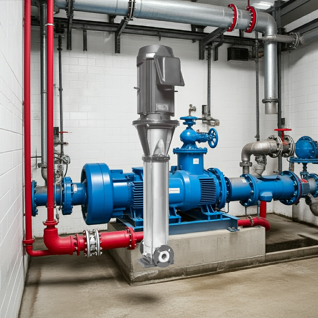 25EVMSL46.75 ｽﾃﾝﾚｽ製立形多段ﾎﾟﾝﾌﾟ荏原 4段1.5kw