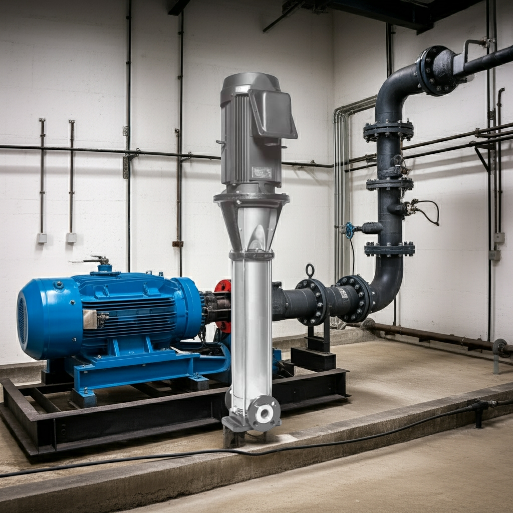 25EVMSL761.1A ｽﾃﾝﾚｽ製立形多段ﾎﾟﾝﾌﾟ荏原 7段1.1kw